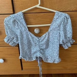 Shein dalmatian top